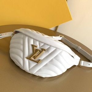 LV New Wave Bumbag White